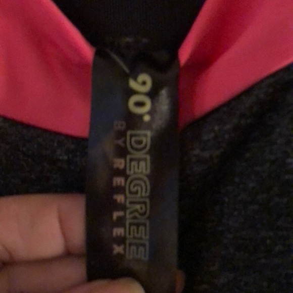 Pink and black workout top. - Picture 2 of 4